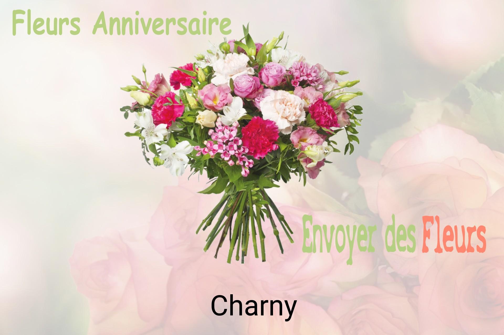 Bouquet de fleurs d’anniversaire livré à Charny
